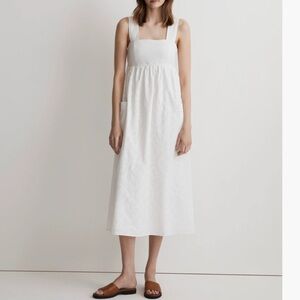 NWT Madewell Cutout-Back Empire Midi Dress